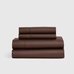 Quince Espresso Sheet Set